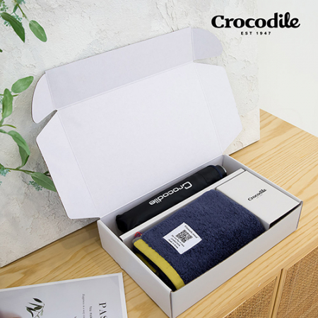 크로커다일3단바이어스+투톤보다 우산수건세트 #2