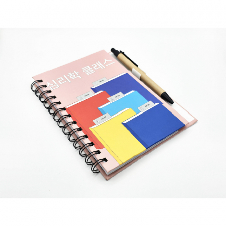 (Blossom) 하드커버 스프링 기자수첩 (밴드형/클립형) 1P #3