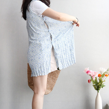 소프트 쉬폰 원피스 앞치마 #4