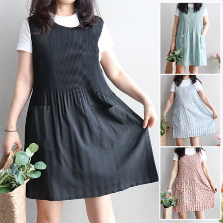 소프트 쉬폰 원피스 앞치마 #2