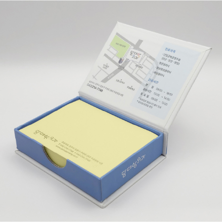 (Blossom)하드커버 측면 점착메모함 소/중 - 1P #4