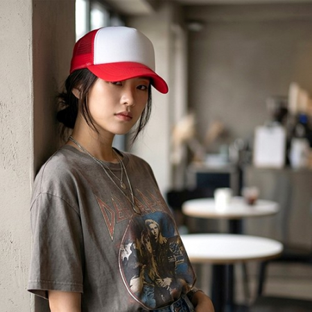 NS-C24 스폰지 5각 망사볼캡 #5