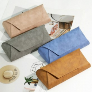 가죽 안경 케이스 파우치 돋보기 선글라스 안경집 안경통 하드 자석