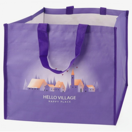 타포린 쇼핑가방(40x37x23cm) 리유저블백 다용도 쇼핑백 장바구니/인쇄가능 /인쇄 제작 가능/ #4