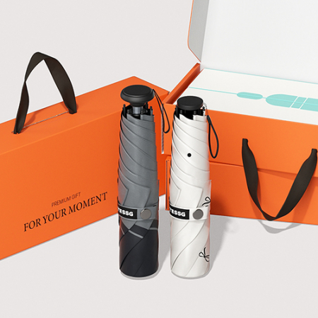 BS001 테스지 초경량 암막 3단 우양산 커플 양우산 선물세트 프라임모노+프렌치리본 #3