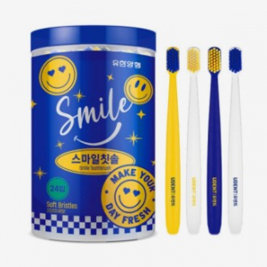 유덴트 스마일 칫솔 24입