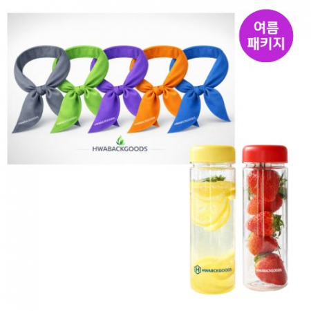 여름 쿨링 2종세트 아이스 넥쿨러 + 트라이탄 보틀 체육대회필수품 화백굿즈 #2