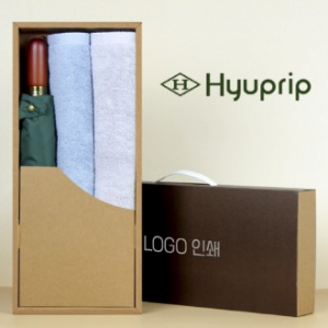 협립 3단60 슈퍼 엔티크 초고밀도 완전자동 우양산 +코마40수180호텔타월 2P-세트