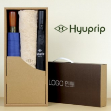 협립 2단 심플 자동우산 +협립 3단70엔티크 고밀도 완전자동우산 and 협립40수호텔코마180타월-세트