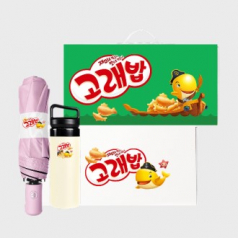 모던 데일리 기프트세트 89호 (크로커다일 3단 솔리드 암막 완전자동우산+패스트보틀 380ml)