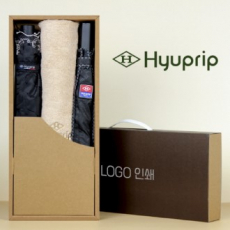 협립 2단 엠보 바이어스 자동우산 +협립양산 블랙라벨 아우라 양우산 and 협립40수호텔코마180타월-세트