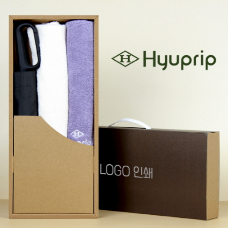 협립 3단 슈퍼TEN(10K) 초고밀도 카라비너 완전자동 우양산 +협립호텔코마170타월 2P-세트 #2