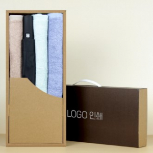 가르시아 2단 블랙 자동우산 +뱀부170세면타월 3P-세트