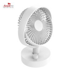 액센 F60 무선 자동회전 선풍기 테이블용 WHITE