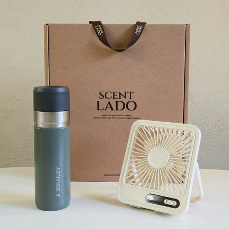 센트라도 B 탁상용 슬림선풍기+스탠리 고진공 슬림보틀 텀블러 세트 #3