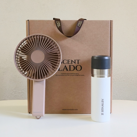 센트라도 B 빅팬 휴대용 핸디선풍기+스탠리 고진공 슬림보틀 텀블러 세트 #3