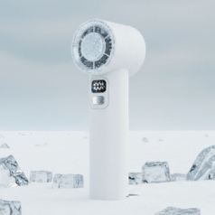 터빈 LCD 냉각 에어컨 선풍기 2200mah