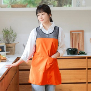 에어 쿨 망사 원피스 앞치마