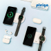 작은이미지: 플레이고 A117 3 IN 1 고속 무선 충전 슬림 패드 (애플용/갤럭시용) #2