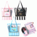 작은이미지: 스트라이프 멀티 메쉬 비치백 물놀이 숄더백 멀티가방 #2