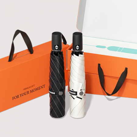 BS020 테스지 초경량 암막 3단 양우산 커플 미니 우양산 선물세트 어반 스트라이프+미니얼라인 #3