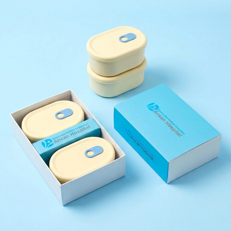 실리콘용기500ml 2개세트+싸바리케이스 굿즈세트 #2