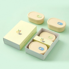 실리콘용기250ml 500ml세트+싸바리케이스 굿즈세트