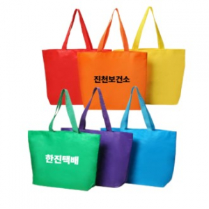 각민자 대형 타포린백 시장가방 바구니 소량제작