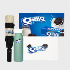 코어 컴포트 기프트세트 90호 (락앤락 그립 텀블러 500ml+크로커다일 3단 암막 완전자동 거꾸로우산)