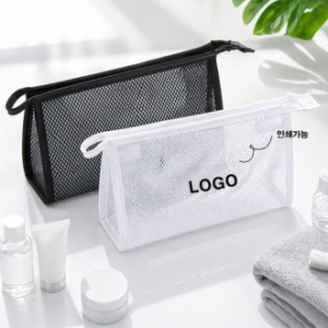 여행 필수템 한눈에 보이는 메쉬 파우치