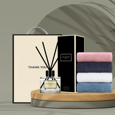 시즈넬 호텔 선물세트 디퓨저 200ml+송월 크라운 180g #2