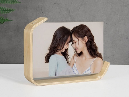 원목 감성 오브제 원목 L형액자 #2