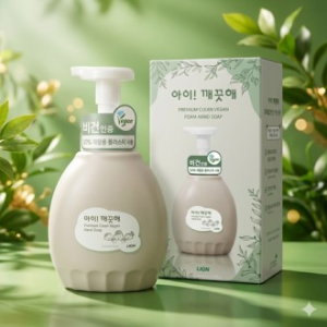 프리미엄 아이깨끗해 핸드워시 친환경 비건 450ml + 정품 끈케이스 추가 별도문의