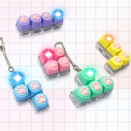 야옹이 발바닥 키링 키캡 K14 #2