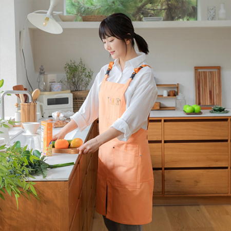 내추럴 캔버스 앞치마 #5