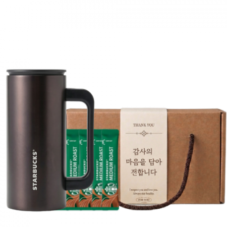 스타벅스 SS 뉴턴 하우스 텀블러 + 스타벅스 스틱커피 + 기프트박스 #2