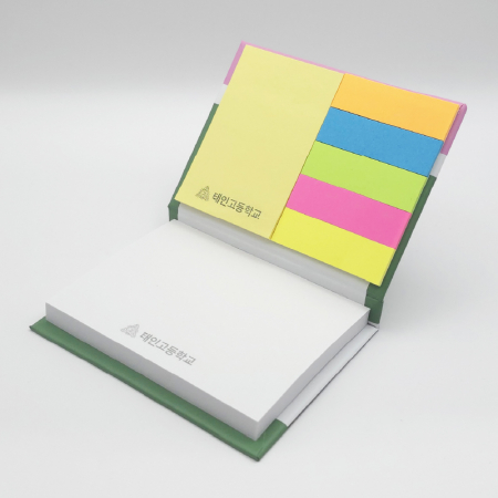 (Blossom) 양장 하드커버 점착메모지 상하단형 1P #3