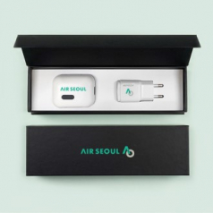 모스니에 퓨어 UVC 미니 칫솔살균기 충전기 자석싸바리 세트
