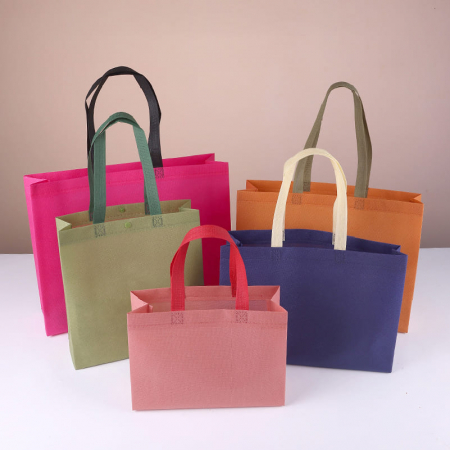 (Blossom) 톤온톤/테두리/패턴 부직포 가방 -1P #5