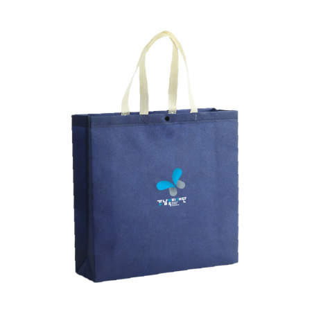 (Blossom) 톤온톤/테두리/패턴 부직포 가방 -1P #2