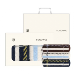 [송월타월] CM 체크200g 2매입 H
