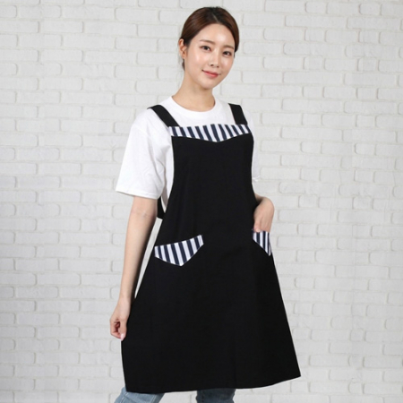 스트라이프 포인트 앞치마 #2
