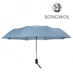 [송월타월]SW 3단 솔리드 반자동 우산