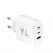 YL GaN 65W PD PPS QC4.0 플러스 3포트 멀티 USB-A C타입 초고속 충전기 어댑터