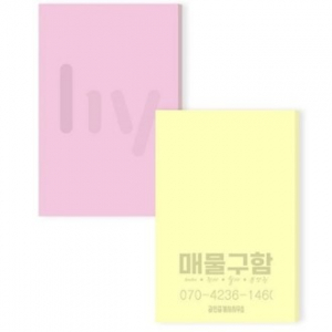 국산정품 드림 점착메모지 일반메모형 003(1도) 20매