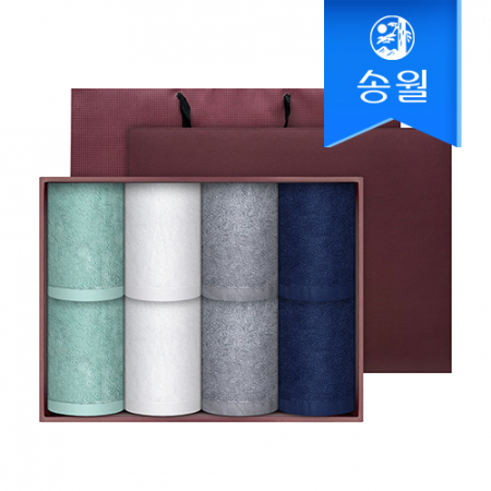 송월타월 렝스턴 8매 세면타올 선물세트(쇼핑백) #2