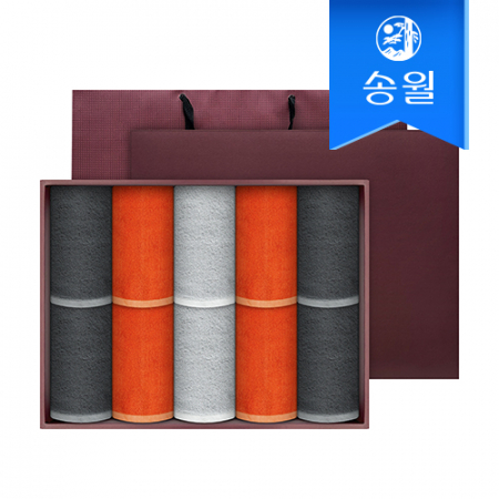 송월타월 레논 밴딩타올 10매 세면타올 선물세트(쇼핑백) #2
