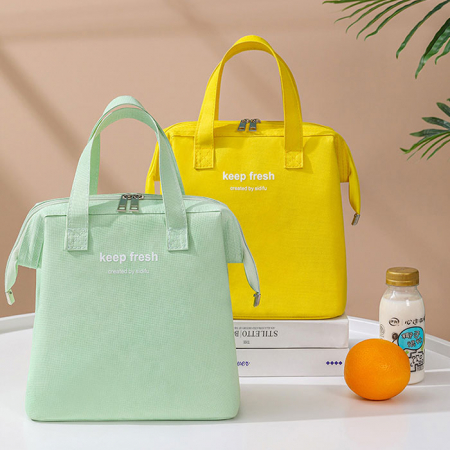 C008 봄봄 스퀘어 보냉백 보온 도시락가방 인쇄 보냉가방 런치백 #2