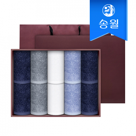 송월타월 항균 180g코마40수 10매 세면타올 선물세트(쇼핑백) #2
