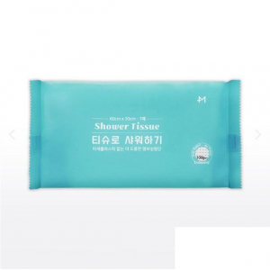 (DA) 100g 엠보싱원단 샤워티슈 20매